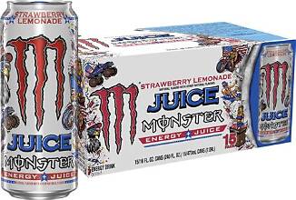 Monster Strawberry lemonade x 24 (USA IMPORTED)