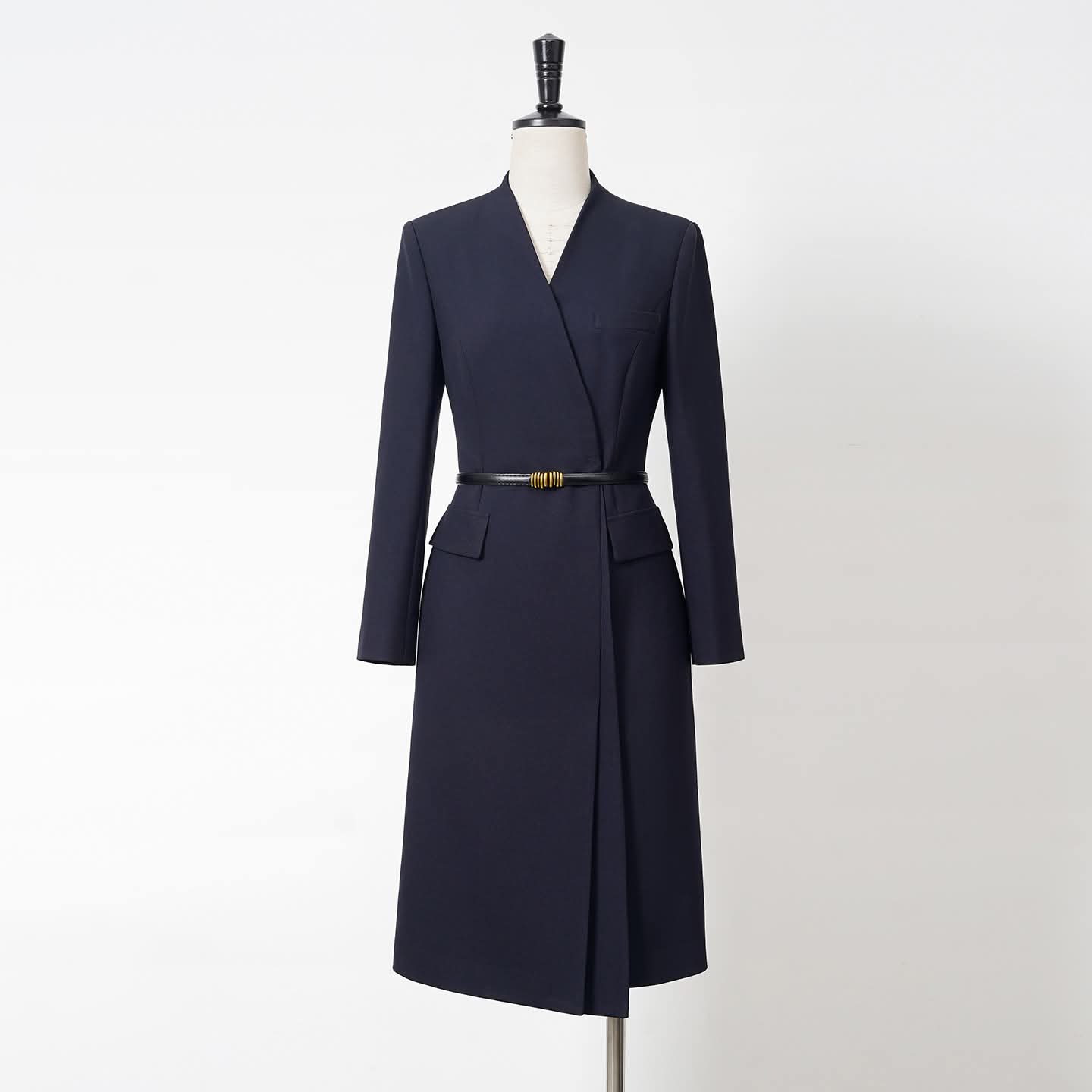 The Midnight Sovereign Wrap Dress