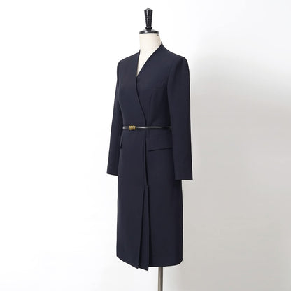 The Midnight Sovereign Wrap Dress