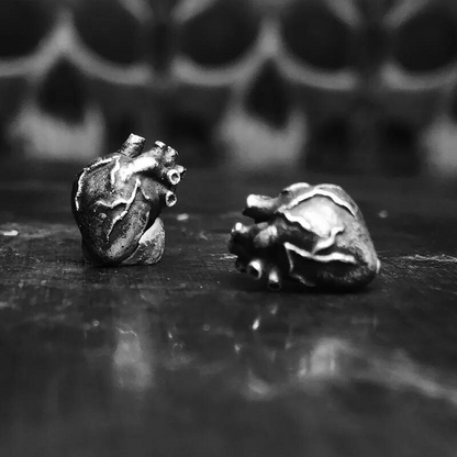 Vena Cava Heart Stud Earrings
