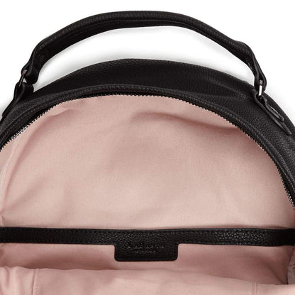 Camberwell Black Quilted Vegan Backpack