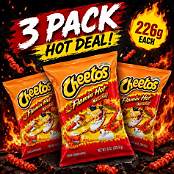 Cheetos flamin hot 80z (pack of 3 )