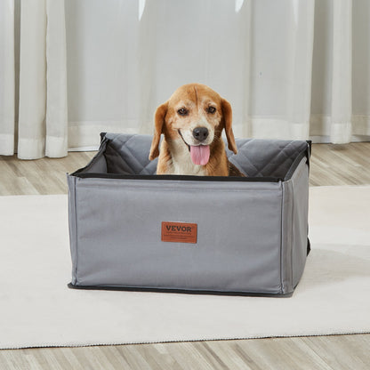 Dog Car Seat, Dog Booster Seat for Car with Support Frame, Pet Car