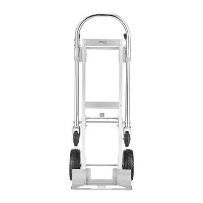 2 in 1 Hand Truck, 453.6 kg Load Capacity for 4-Wheel Mode,